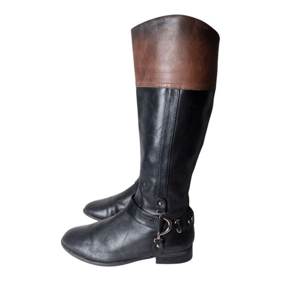ALEX MARIE Taylour Tall Leather Riding Boot Size 8.5M - Picture 2 of 9